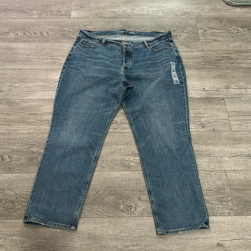 Old Navy NWOT High Rise Slouchy Straight Jeans